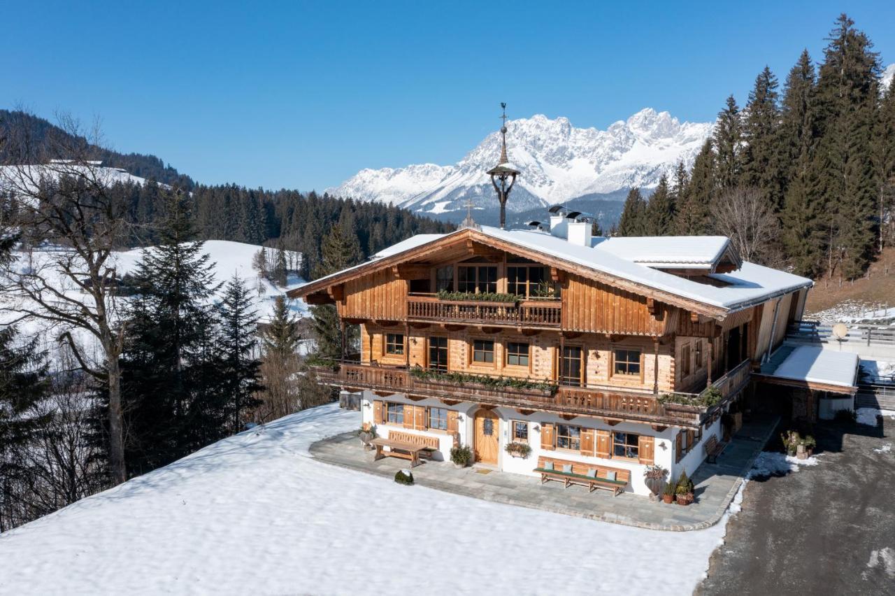 Luxusappartement Alpenliebe Oberndorf in Tirol Exteriör bild
